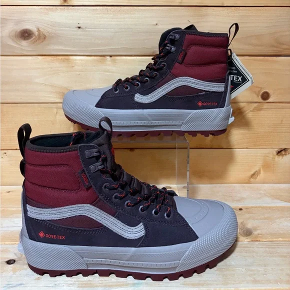 New Vans MTE Sk8-Hi GORE-TEX Bitter Chocolate Hiking Boots - waterproof - Picture 6 of 13